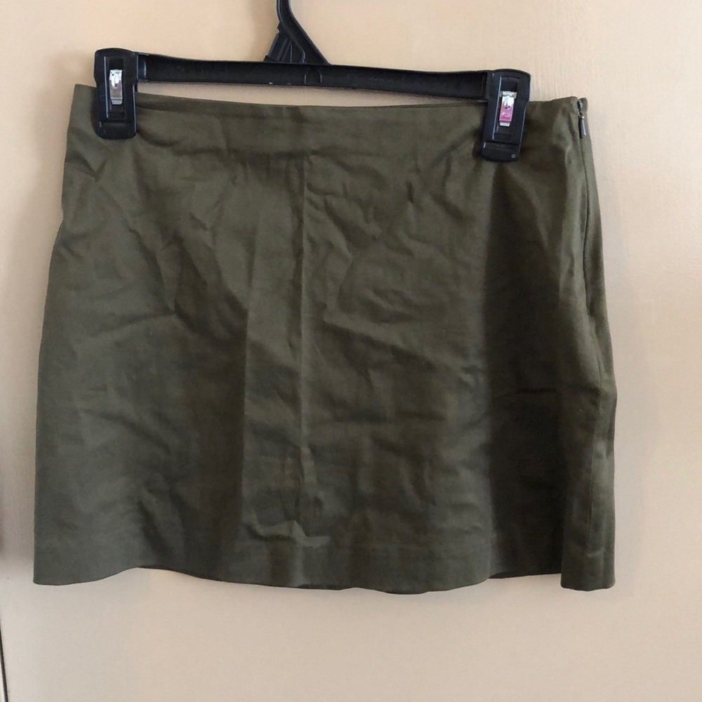 Green skirt